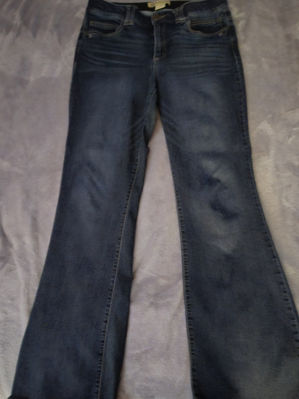 Democracy Ab Solution Dark Blue Flared Jeans